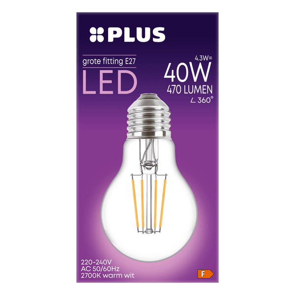 Lamp LED 40W grote fitting helder