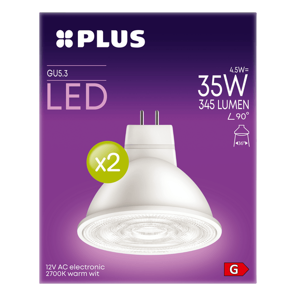 LED 35W GU5.3 12V 2-pack