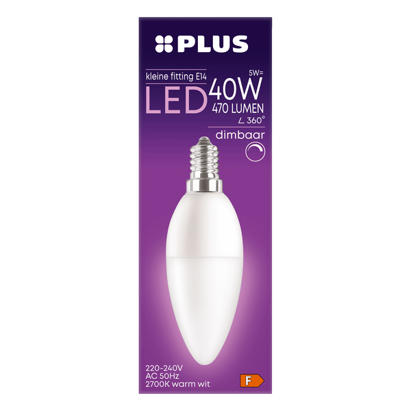 Lamp LED 40W Kaars kleine fit mat dim