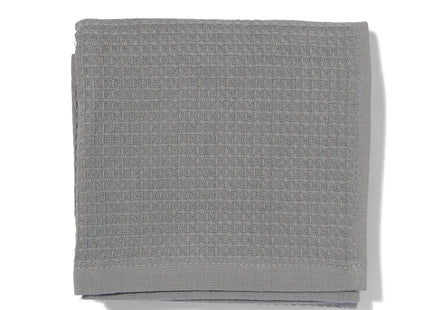 kitchen towel - 50 x 50 - cotton waffle grey