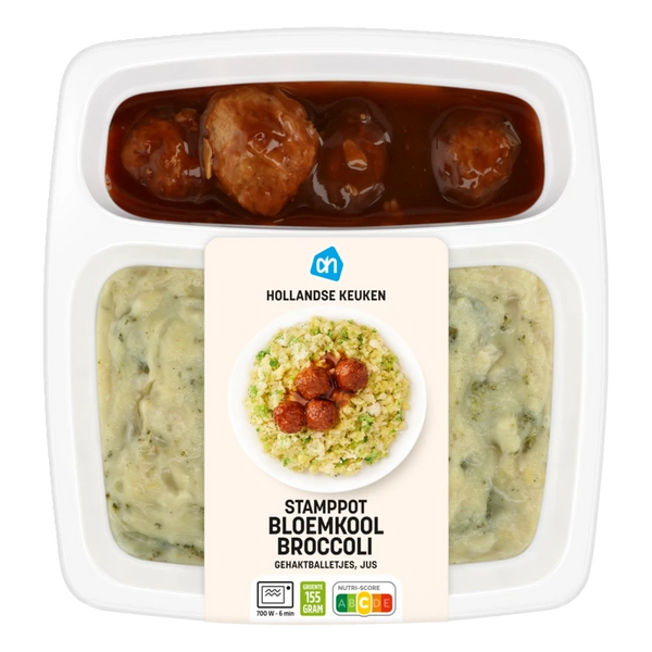 Stamppot bloemkool broccoli