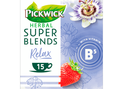 Pickwick Super blends relax herbal tea