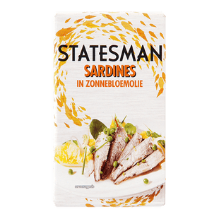 Statesman Sardientjes in zonnebloemolie