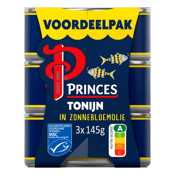 Princes Thunfischstücke Sonnenblumenöl MSC 3er Pack