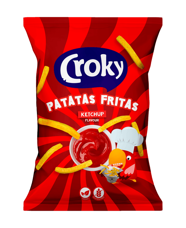 Croky Patatas Fritas Ketchup