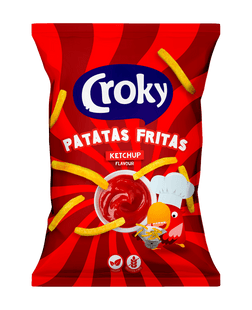 Croky Patatas Fritas Ketchup