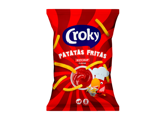 Croky Patatas Fritas Ketchup