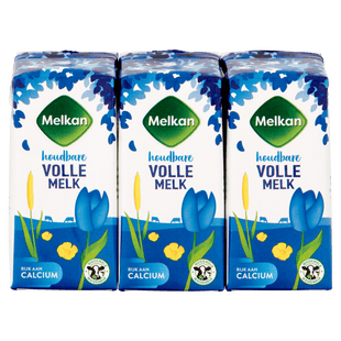 Melkan Volle melk 6x200ml