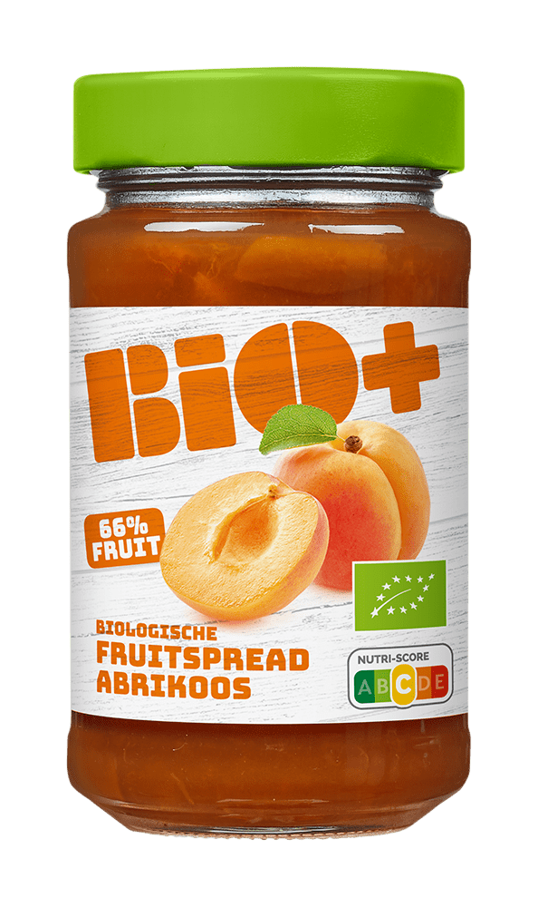 BIO+ Abrikozen fruitspread