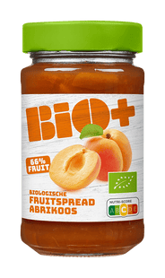 BIO+ Abrikozen fruitspread