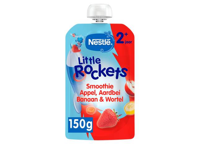 Nestlé Little Rockets knijp Aardbei +2j