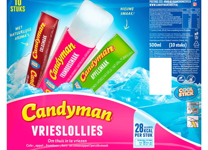 Candyman Freeze Lollipops