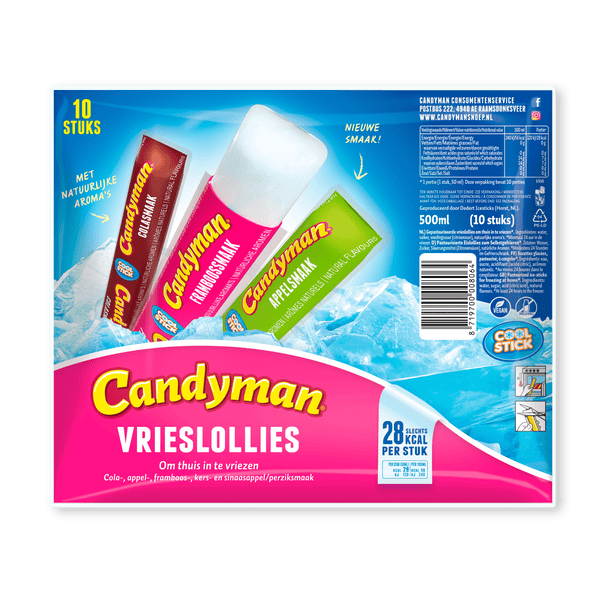 Candyman Frozen Lollipops