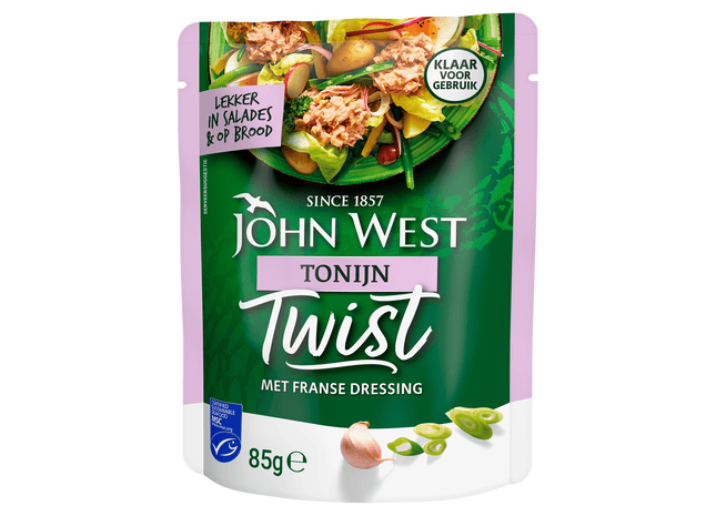 John West Twist MSC Tuna French Dressing 20x85g