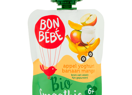 Bonbebe Bio yoghurt appel-ban-mango smoothie
