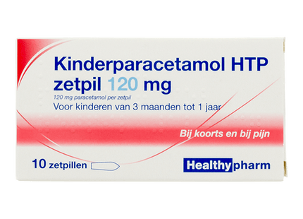 HTP Huismerk Paracetamol zetpil 120mg