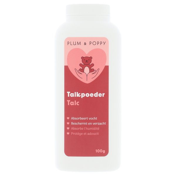 Plum & Poppy talcum powder
