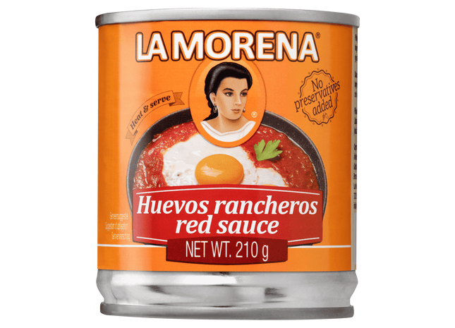 La Morena Huevos rancheros red sauce