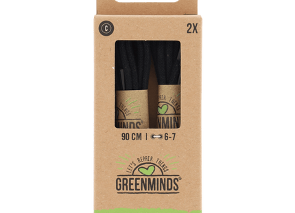 Greenminds Koordveter Fijn Zwart 90 cm 2p