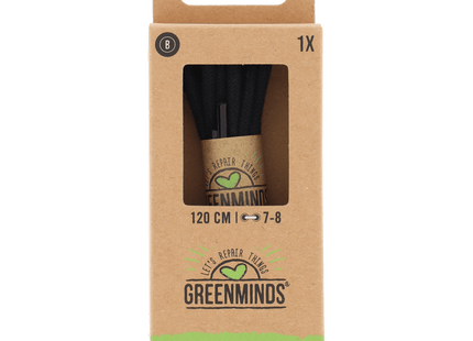 Greenminds Koordveter Fijn Zwart 120cm 1p