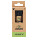 Greenminds Sport-Schnürsenkel Schwarz 120cm 1 Paar