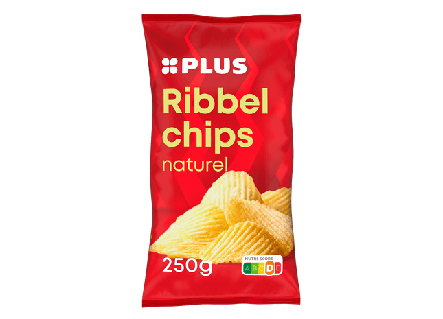 Ribbelchips naturel