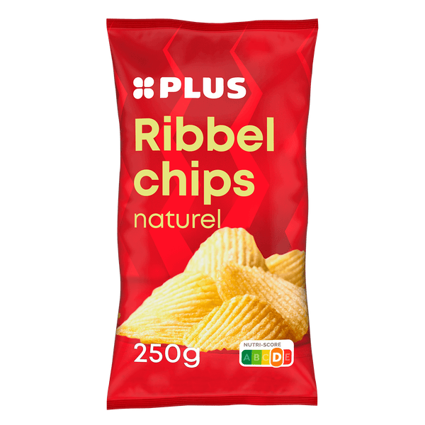 Rippled chips natural