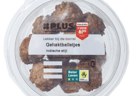 Gehaktballetjes Indisch