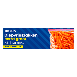 Diepvrieszakken hersluitbaar 3L