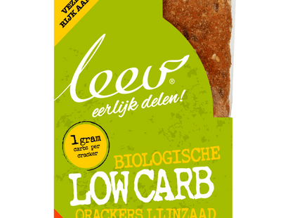 Leev Bio low-carb Qrackers