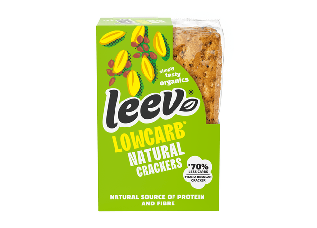 Leev Bio low-carb Qrackers