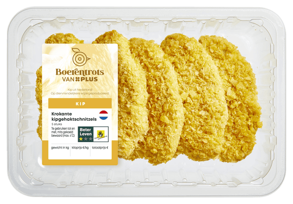 Boerentrots Knusprige Hähnchen-Hackfleischschnitzel 5 Stk.