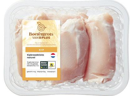 Boerentrots Kipbraadsticks naturel