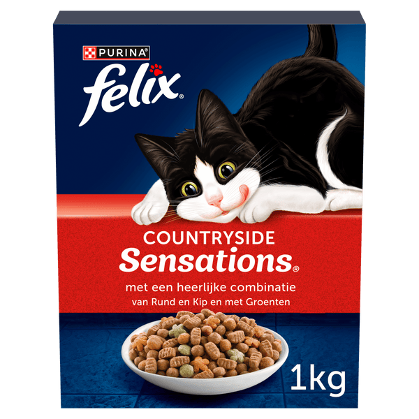 Felix Sensations Countryside cat food beef