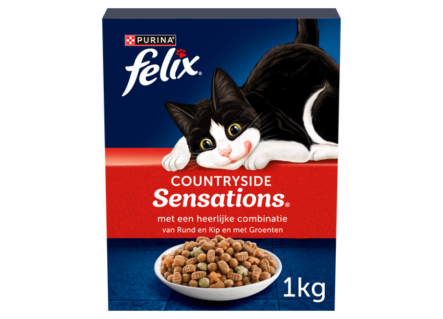 Felix Sensations Countryside kattenvoer rund