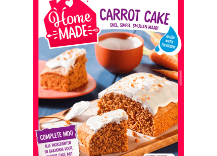 Homemade Carrotcake met icing