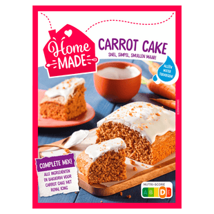 Homemade Carrotcake met icing
