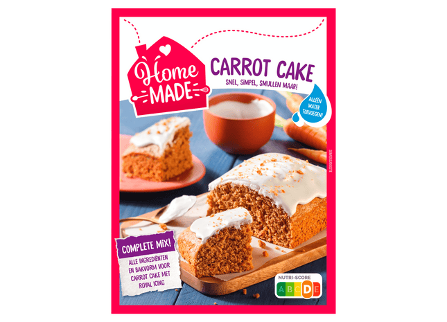Homemade Carrotcake met icing