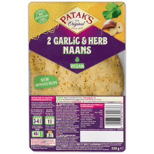 Patak's Naan knoflook en kruiden