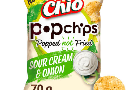 Chio Popchips sour cream and onions