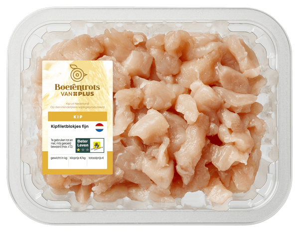 Boerentrots Kipfiletblokjes fijn
