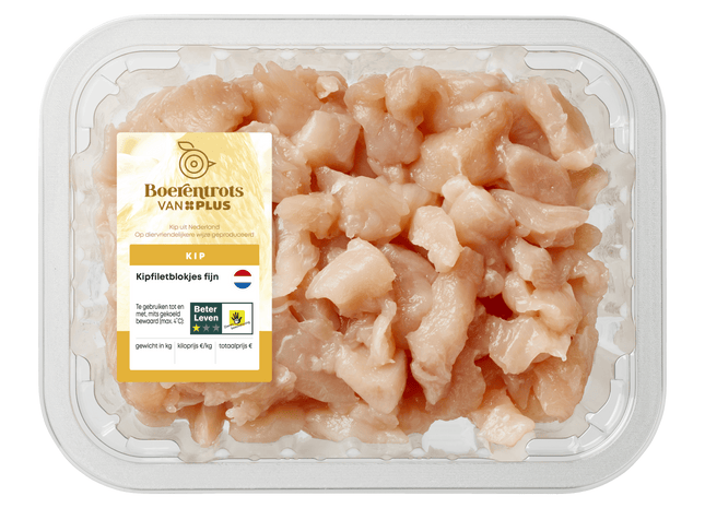 Boerentrots Kipfiletblokjes fijn