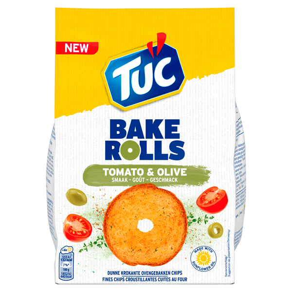 Lu TUC Bake Rolls Tomato & Olive