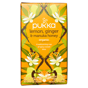 Pukka Tea Zitrone, Ingwer und Manukahonig