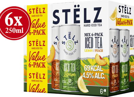Stëlz Hard Iced Iced Tea Lemon & Peach