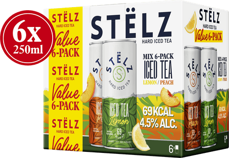 Stëlz Hard Iced Iced Tea Lemon & Peach