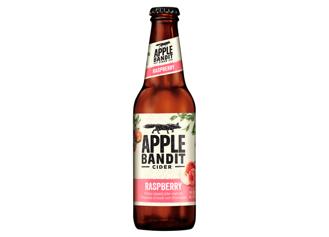 Apple Bandit Raspberry cider fles