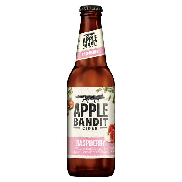 Apple Bandit Raspberry cider fles