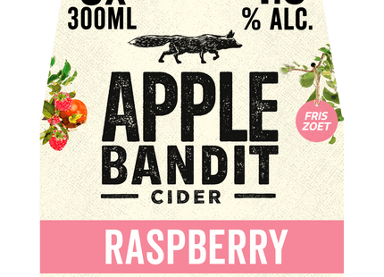 Apple Bandit Raspberry Cider Bottle