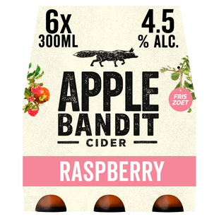 Apple Bandit Raspberry cider fles